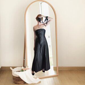 Vintage Gunne Sax/Jessica McClintock Satin Tuxedo Gown